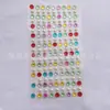 Pegatina de diamante plano de amor acrílico pegatina de gema sello vela misma pegatina de diamante material para funda de teléfono de epoxi