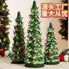 Árboles de Navidad de Estación Independiente con Bombillas de Luz Multicolor Luces LED para Árbol de Navidad Adornos Decorativos de Resina Venta al por Mayor