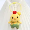 Colgantes Llavero de los Doce Animales del Zodiaco, Llaveros de Animales Tejidos a Mano, Dijes para Bolsos Tejidos, Artículos de Crochet Hechos a Mano Terminados