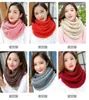 Bufanda Caliente Venta Directa de Fábrica Estilo Coreano Color Sólido para Mujer Otoño e Invierno 2025 Nueva Bufanda de Lana Tejida