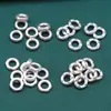 Acessórios de prata esterlina moeda de prata 99 superfície de batida anel de enrolamento anel de corrida acessórios retrô DIY material artesanal joias