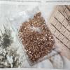 Broca de uñas Fantasma de la Ópera dorada al por mayor con forma de vidrio champán fondo plano broca red de amor broca gota de agua decoraciones de uñas