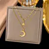 Collar con Colgante de Textura de Puntos y Diseño de Estrella de Mar, Best-Seller Transfronterizo Europeo y Americano, Simple, de Nicho, Personalizado, No se Desvanece, para Mujer
