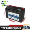 Bateria de Lítio 12V40Ah 3S6P 18650 é Adequada para Pulverizadores, Carrinhos e Baterias de Veículos Elétricos Infantis