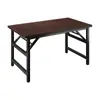 Mesa Plegable para Computadora Escritorio para Estudiante Hogar Dormitorio Escritorio de Escritura Escritorio de Oficina Casa de Renta Mesa Rectangular sin Instalación