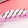 Peine para el cuidado de pelucas, peine de peluquería, tocado falso, peine pequeño de acero antiestático, anillo para peluca, antifrizz, peine dentado liso y suave.