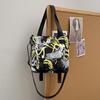 Graffiti Crossbody Grande Capacidade Bolsa de Ombro Nylon Mochila Unissex Ferramentas Funcionais Bolsa Mensageiro Estudante Bolsa Da Moda