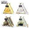 Casa para Perros y Gatos Nido para Gatos Extraíble y Lavable para Mascotas Casa para Mascotas Perro Mediano y Pequeño Gato Perro Tienda para Perros Suministros para Perros Princesa Nido Fresco de Verano