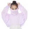 Máscara de seda helada de verano protección UV para montar al aire libre ropa de protección solar para adultos y niños protectores solares para brazos y piernas fabricantes al por mayor