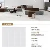 Laje de Rocha de Guangdong 800X2600X9mm Esmaltada na Superfície Luz Suave Microcimento Parede de Fundo Painel de Parede Liso Cor Sólida Aveludado