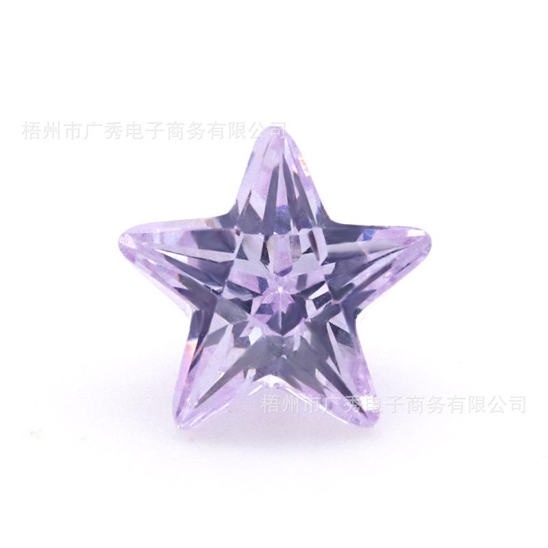 五角星变蓝锆石