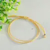 Pulsera tejida a mano con cordón de cera transfronterizo original para bricolaje, ajustable, unisex, versátil, correa de muñeca de cordón de cera estilo lujo ligero