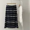 Falda Plisada Adelgazante con Estampado de Tótem Estilo Étnico Verano 2026 para Mujer, Nueva Falda Recta de Verano con Abertura Lateral
