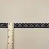 Ribete de Encaje Negro con Correas de Nylon Huecas No Elásticas, Accesorios Florales, Decoraciones para Ropa, Accesorios para el Cabello, Pinzas, Personalización de Fábrica