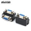 Adaptador de puerto serie RS232 DB9Pin 9 pines a 9 pines DB9 macho adaptador en codo de 90 grados