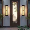 Lámpara de Pared Solar Balcón de Villa Patio Puerta Lámpara de Pared Lámpara de Pared de Jardín Lámpara de Pared Impermeable para Exteriores sin Cableado