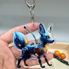 Llavero Popular Acrílico Transfronterizo Perro Robot Accesorios de Joyería de Animación Accesorios para Bolsas Decoración de Coche Colgante