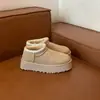 Botas de Neve First Encounter Sazonais com Solado Grosso e Forro de Lã para Mulheres 2026 Inverno Novo Estilo Quente Algodão Peludo do Nordeste Calçados Venda Quente