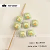Joias de Contas de Pãozinho Desenho Animado Fofo Materiais DIY Artesanais Série de Itens Pequenos Diários Corrente de Celular Pingente Artesanal
