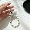 Estilo Ins Laço Pérola Cordão para Celular Design Destacável Exquisito Contas Cordão Pingente para Capa de Celular Venda por Atacado