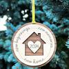 2024 Nuevo Navidad Nuevo Hogar Nuevos Recuerdos Madera Hogar Decoración Festiva Regalo de Navidad Colgante