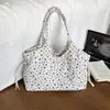 2026 Nuevo Estilo Coreano Estilo Perezoso Estampado de Estrellas Bolso Nube Gran Capacidad Hombro Único Axila Versátil Bolso de Mano para Viajes
