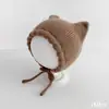 Gorro de Bebé Otoño e Invierno Moda Corea del Sur Nuevo Lindo Súper Lindo Gorro de Lana para Bebé Color Sólido Gorro Tejido para Bebé