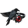 Anillo de Pájaro Estilo Hip-Hop Nuevo Estilo Oscuro para Mujer Negro Moda Simple Abierto Ajustable Índice del Dedo Anillo Nicho Estilo K