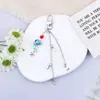 Llavero Colgante Creativo de Cachorro de Dibujos Animados Aleación Lazo Estrella Corazón Personalizado Versátil Encanto para Cadena de Teléfono Bolso