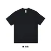 Estilo Japonés 2026 230g Algodón Puro Hombro Ligeramente Caído Manga Corta Marca de Moda Camiseta Básica Camiseta Unisex