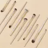 Cangzhou Conjunto de Pincéis para Sombra Pincéis de Maquiagem Pincel Lâmina Pincel para Delineador Pincel para Blush Conjunto Completo de Ferramentas de Maquiagem Maquiagem para Olhos Portátil