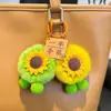 Chaveiro Inspirador de Girassol para o Gaokao, Pelúcia de Futuro Brilhante Pingente de Mochila Presente de Formatura Versátil