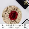 Cabezas de Flores de Rosa de Perla Simulada, Flores Artificiales para Decoración de Escenas, Flores Falsas para Paredes de Fondo, Flores para Pasador, Flores para Bodas al por Mayor