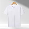 Playera de Algodón de Amoníaco Líquido Fresco de Cuello Redondo de Manga Corta con Logotipo Personalizado Transpirable Ropa de Trabajo Publicidad Corporativa Uniforme de Clase de Equipo Bordado