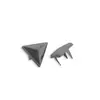 Uñas de Garra Triangulares 10mm, Uñas de Garra de Latón de Alta Calidad para Zapatos, Accesorios DIY para Bolsos y Sombreros, Uñas de Garra de Cobre 12mm