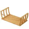 Mesa de Mirador para Uso Doméstico, Mesa Baja Curva Estilo Antiguo para Comer y Estudiar, Mesa Pequeña Tradicional China, Tatami Estilo Zen
