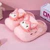 Nuevas y lindas pantuflas de conejo para niños de verano, de punta cerrada, transpirables, duraderas, estilo caricatura, cómodas para el hogar y uso exterior
