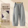 Pantalones Gruesos para Niñas Ropa Infantil Invierno Cálido Nuevo Estilo Ropa de Invierno para Niños Tres Capas Engrosadas Cuchillo Curvo Plátano Pantalones Largos para Niños
