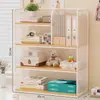 Estante de Armazenamento para Classificação de Assuntos Mesa de Estudante Armário Vertical de Múltiplas Camadas para Armazenamento de Livros Mesa de Escritório Caixa de Arquivos A4 Dormitório