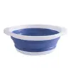 Lavabo Plegable Hogareño Tamaño Grande Espesado Portátil Dormitorio de Estudiantes Lavadero de Pared Viaje Cubeta de Plástico