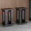 Suporte de Caixa de Som Pés de Caixa de Som Suporte de Chão Metálico Suporte Profissional para Caixa de Som de Estante Suporte para Posicionamento de Áudio