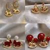 Novos Brincos de Pônei com Pérolas Incrustadas de Diamante Estilo Chinês Retro, Brincos Estilosos e Versáteis com um Toque de Luxo Leve e de Alta Qualidade