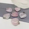 Outlet de Fábrica Pingente de Pedra Natural Amor Acessórios para Joias DIY Pingente de Colar de Cristal Polido Pedra Original Exclusivo para Mulheres