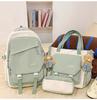 Versión Coreana Mochila Ins Gran Capacidad Nicho Versátil Estilo Harajuku Mochila para Estudiantes de Secundaria y Preparatoria Mochila de Alto Valor