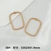 Accesorios de Joyería de Aleación DIY Colgante Geométrico con Forma Especial Aretes Collar Bolsas Materiales de Decoración de Ropa Colgante