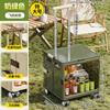 Carrito de Compras Plegable Personalizado para Picnics al Aire Libre, Coches de Camping, Entrega Exprés a Domicilio, Carrito de Compras Plegable de Gran Capacidad