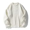 Suéter Básico de Punto Grueso Hanlu para Hombres y Mujeres, Otoño e Invierno, Cuello Redondo, Peso Pesado, Versátil, Estilo Japonés, Chaqueta de Punto