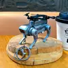 Llavero creativo de nuevo perrito mecánico de vuelo a baja altitud, divertido juguete transformable para aliviar el estrés para estudiantes, colgante pequeño al por mayor