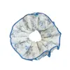 Lazo para el Cabello de Encaje Azul Sal Marina, Lazo para el Cabello Dulce y Versátil, Cuerda para el Cabello de Alta Gama Accesorios para el Cabello