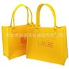 Bolsa Tote de Feltro de Urso, Bolsa de Mão Fofa de Desenho Animado, Bolsa de Compras Grande Capacidade para Presente, Presente Portátil, Versátil